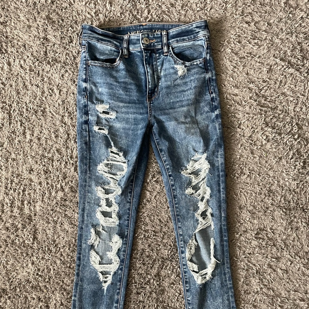 NWOT AE Ne(X)t Level Distressed Hi-Rise Jegging